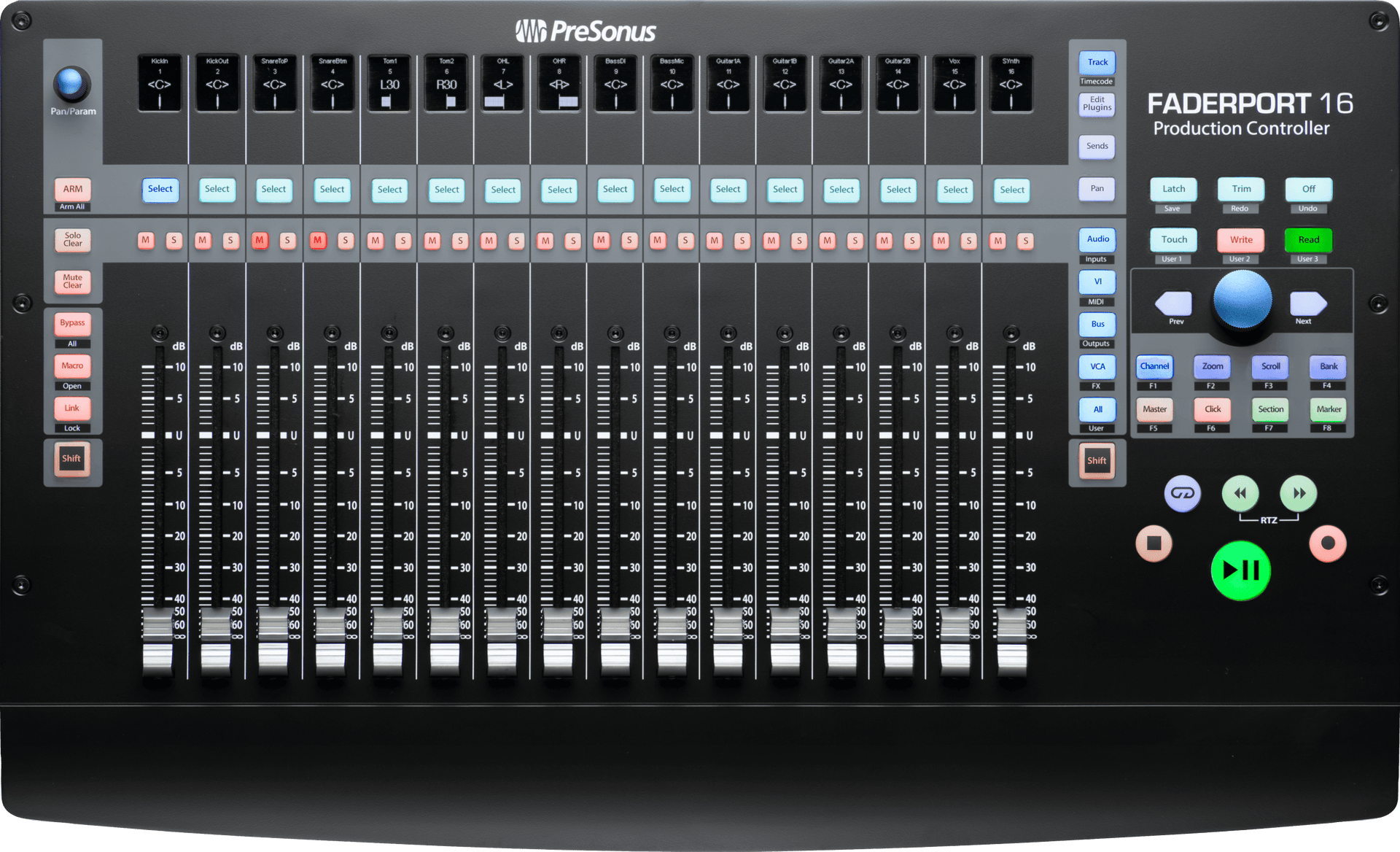 DTM・DAW Presonus Faderport 2777106201_pre_aud_frt_1_nr_f9