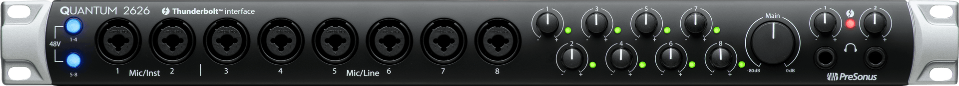 PreSonus Quantum 2626 オーディオインターフェース Quantum 2626 – PreSonus