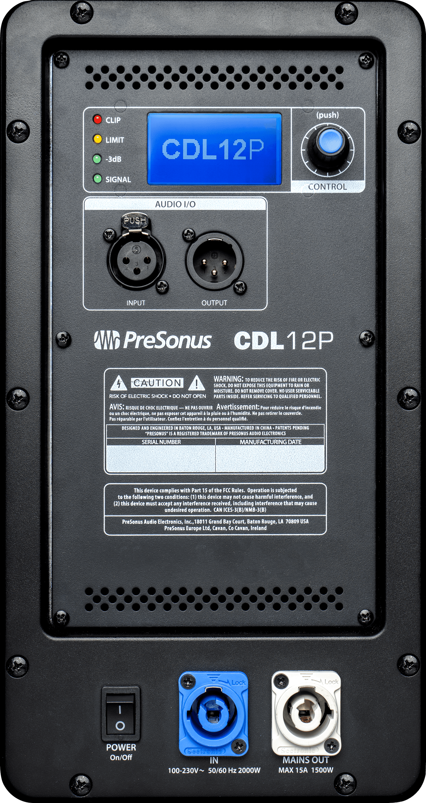 CDL12P Constant Directivity Sound Reinforcement Loudspeaker