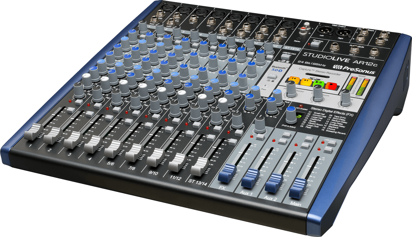 StudioLive® AR12c Analog Mixer – PreSonus StudioLive® AR12c Analog Mixer – PreSonus