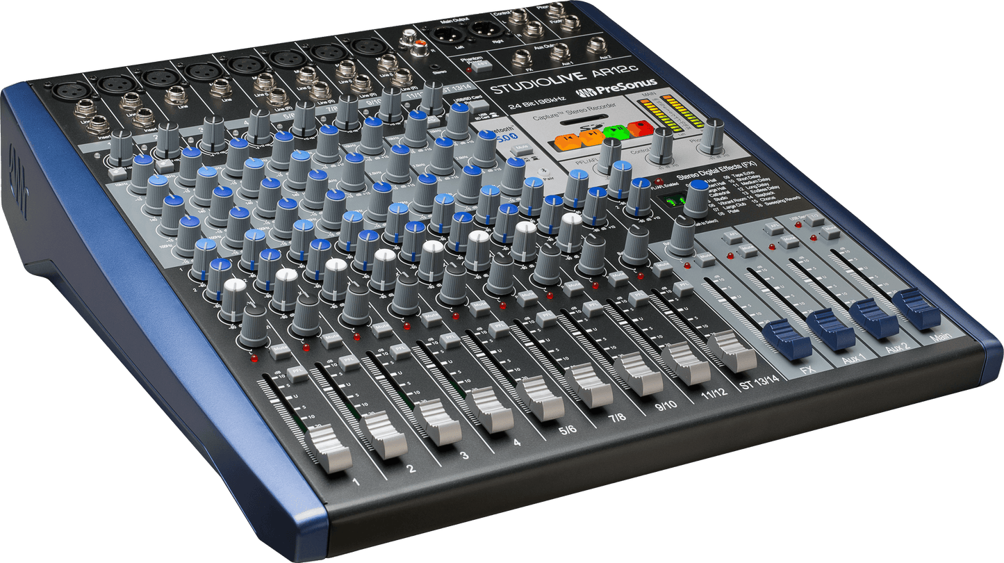 StudioLive® AR12c Analog Mixer – PreSonus StudioLive® AR12c Analog Mixer – PreSonus