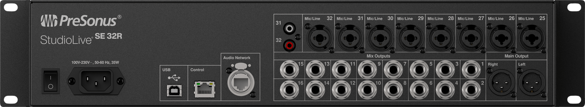 StudioLive® SE 32R Digital Rack Mixer