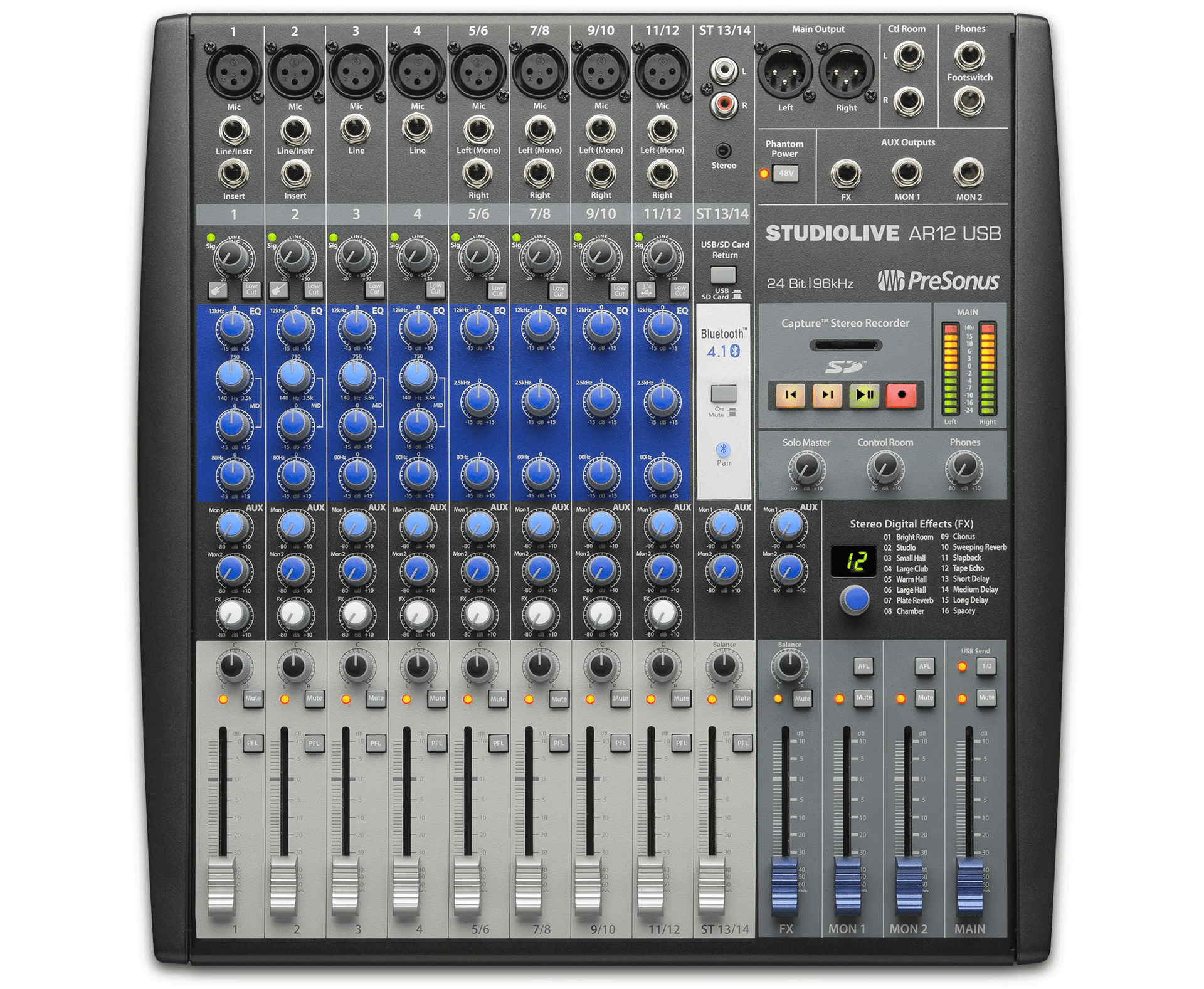 PRESONUS StudioLive AR12c アナログミキサー　レコーダー StudioLive® AR12c Analog Mixer – PreSonus